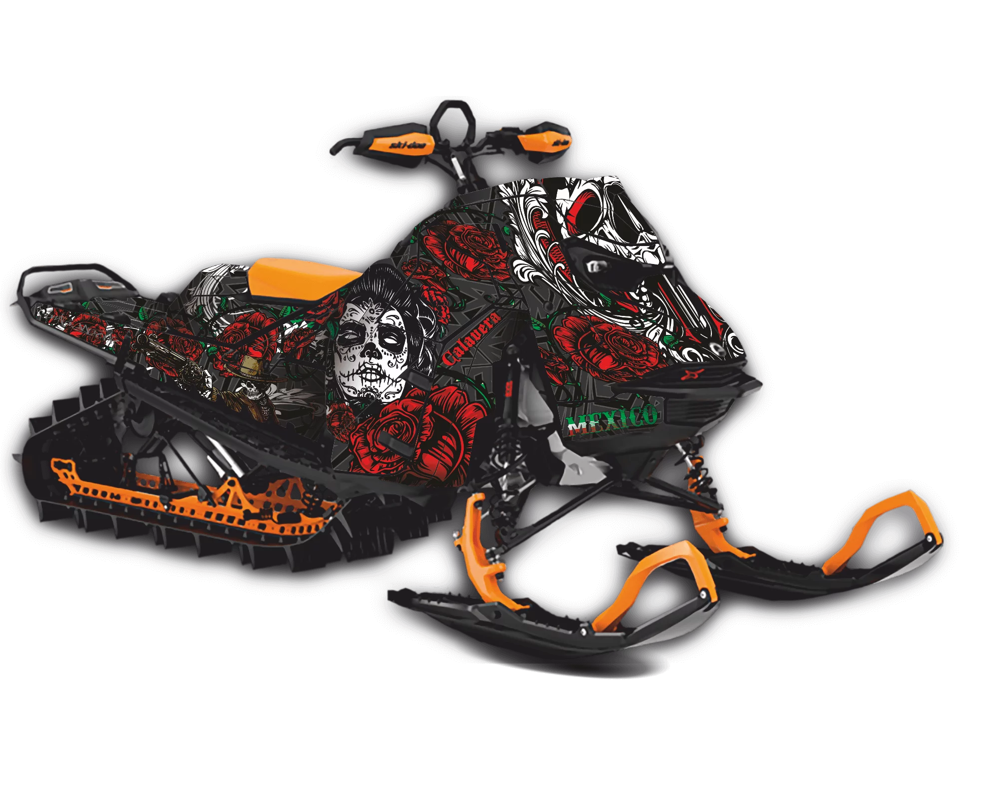 Наклейки на снегоход CALAVERA