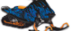 Черный синий