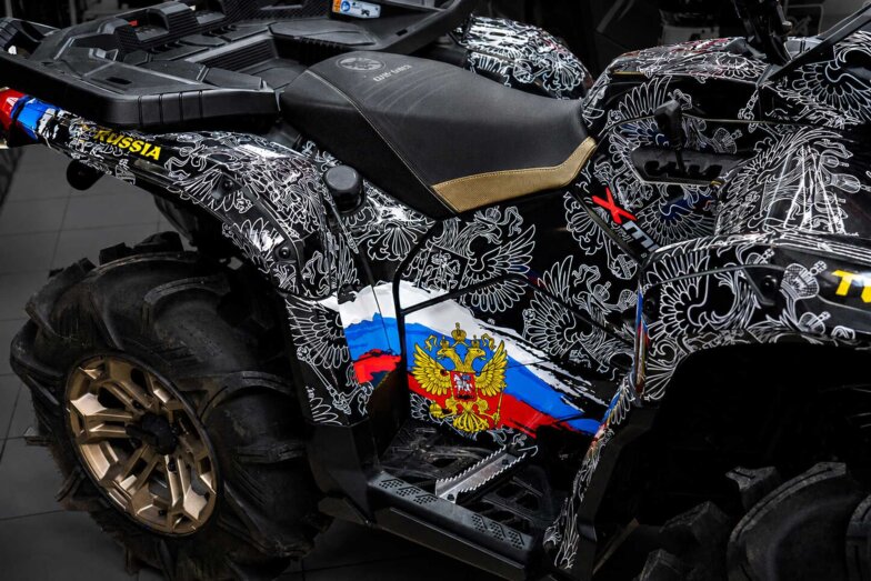 Наклейки на квадроцикл BRP Can-Am Outlander XMR — фото 6