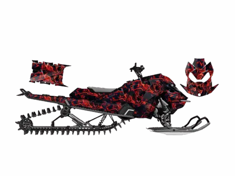 Черный красный