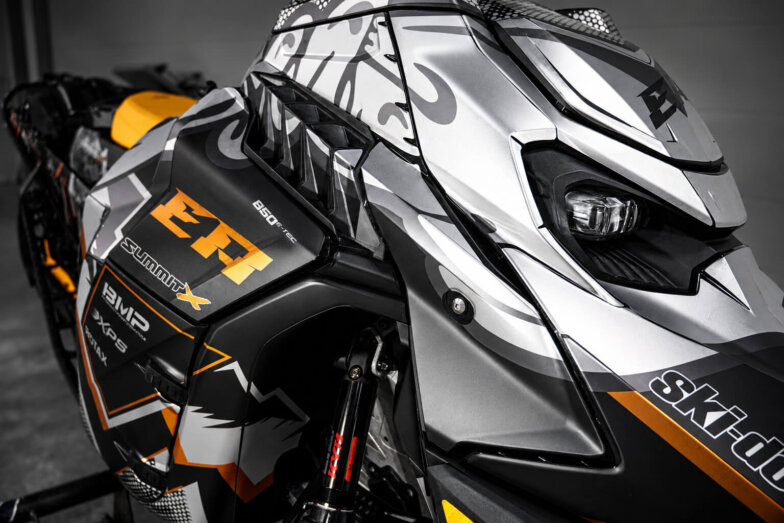 Наклейки на снегоход BRP Ski-Doo Summit X 850 E-TEC — фото 4