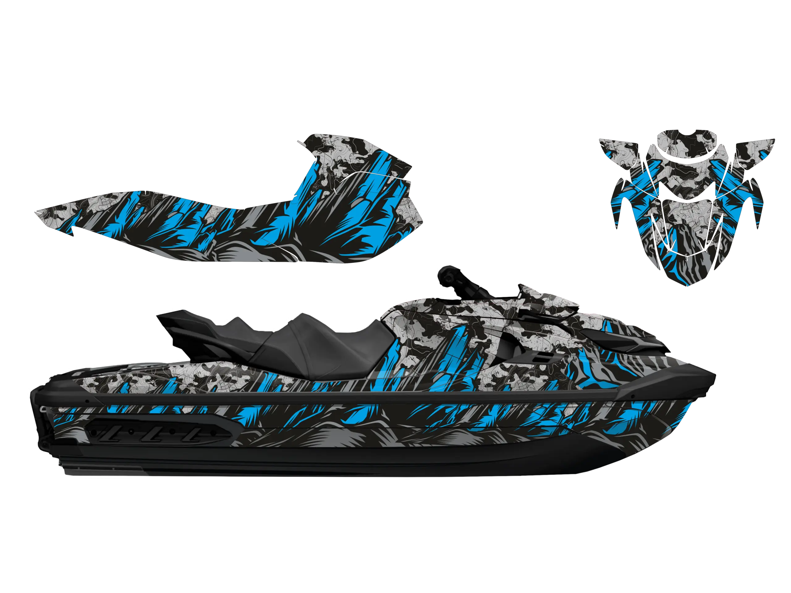 Наклейки на снегоход GLACIER — изображение 2